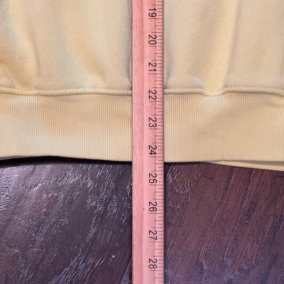 North Face Hoodie Men's Large Box NSE Pullover Yellow Black Box Outdoors Hiking - Picture 10 of 14